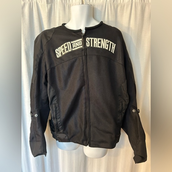 Jacket: speed and strength biker motorcycle 2xl - Picture 1 of 11